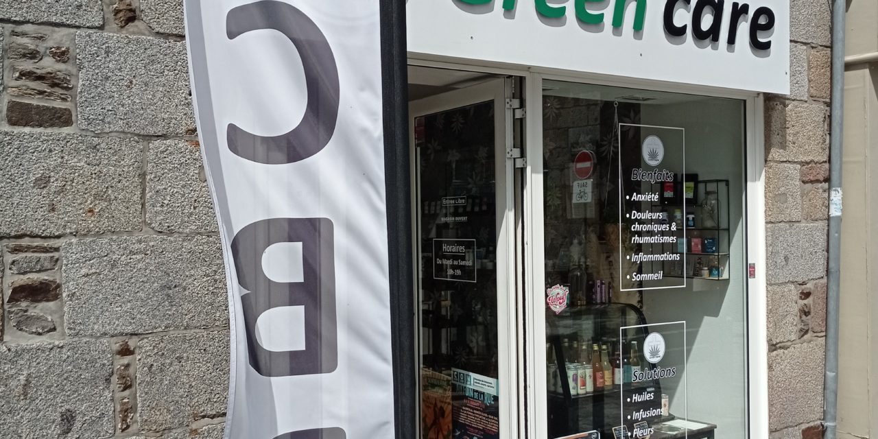 Votre deuxième boutique Green Care à Fougères vient d’ouvrir Place du Théâtre. Nombreuses nouveautés à découvrir (CBD, THÉ, HUILE, E-LIQUIDE, COSMÉTIQUE ET FLEURS).