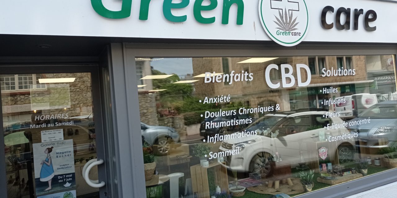 Votre boutique Green Care est au 90 Rue Couraye à Granville. NOMBREUSES NOUVEAUTÉS À DÉCOUVRIR (THÉ, HUILE, E-LIQUIDE, COSMÉTIQUE ET FLEURS).