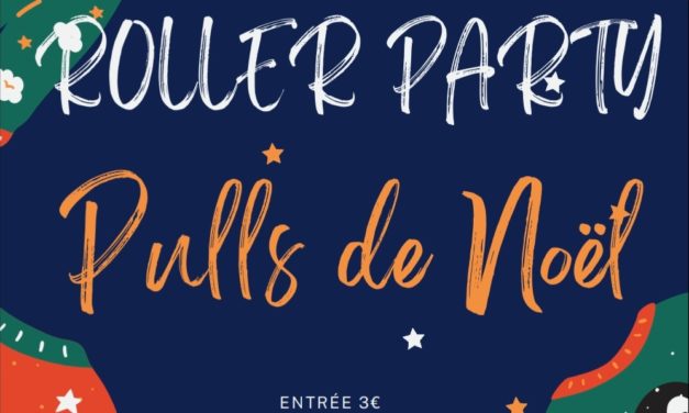 Nouvelle roller party sur le thème de Noël le 10 décembre de 18h00 à 22h00 à la salle du séminaire à Chateaugiron. Venez vous amusez avec nous ! Ouvert à tous.