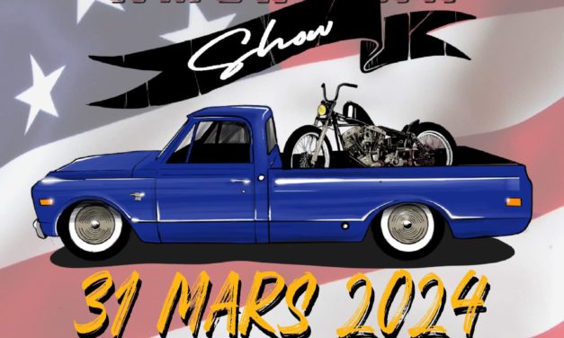 3ème édition du Carentan American Show le dimanche 31 Mars 2024 à Carentan les Marais. Grand rassemblement Harley et véhicules US. Country, concerts, food-truck, exposants, animations et Baptêmes.
