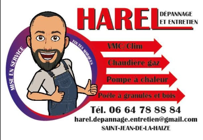 Harel Dépannage et Entretien de vos systèmes de chauffages (Région Avranches et Granville). Gaz, pompe à chaleur, climatisation, VMC, poêle à granule et bois. Contactez moi ici !!!