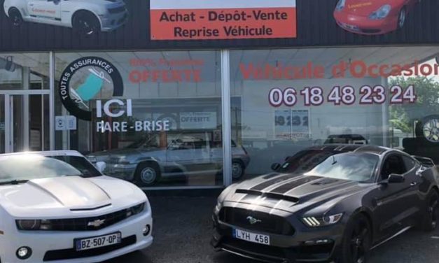 GRANVILLE MÉCA À ST PAIR SUR MER (50 Manche). VENTE Véhicules d’occasions, PARE BRISE et NETTOYAGE. LOCATION  de Voitures de sports et de remorques.