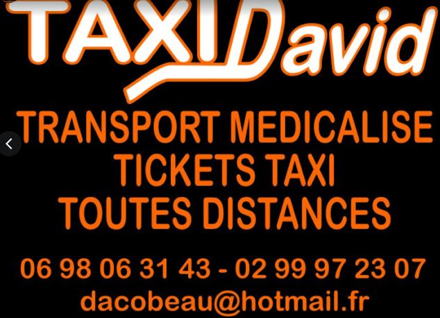 Taxi David, transport médicalisé, tickets taxi toutes distances. Région Fougères, Lecousse et Louvigné du Désert. Contactez nous ici !