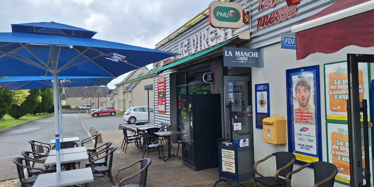 Venez rencontrer les nouveaux propriétaires du Virest à Virey (St Hilaire du Harcouët 50). Votre Bar, jeux, FDJ, PMU, Tabac, épicerie (produits locaux), snacking et Planches apéros. A votre service, distributeurs de pains, de boissons et de billets. Vous propose des concerts, des soirées à thèmes et retransmissions télé (Foot, courses hippiques, etc…)