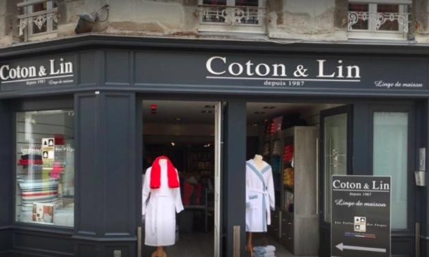 La boutique Coton & Lin à Granville. Spécialisé dans le déstockage de linge de maison haut de Gamme depuis 1987. Le conseil, l’accueil et la qualité à votre service.