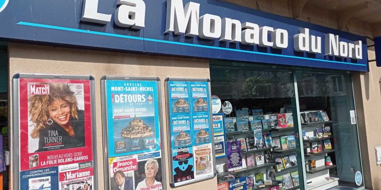 LA MONACO DU NORD À GRANVILLE. MAISON DE PRESSE, LIBRAIRIE, PAPETERIE, LA FDJ, CARTERIE ET SOUVENIRS (MUGS, MAGNETS, JEUX, JOUETS ETC…). NOS NOUVEAUTÉS ET PLEINS IDÉES CADEAUX. UN CHOIX INCROYABLE ! Régulièrement des dédicaces d’écrivain dans la magasin.