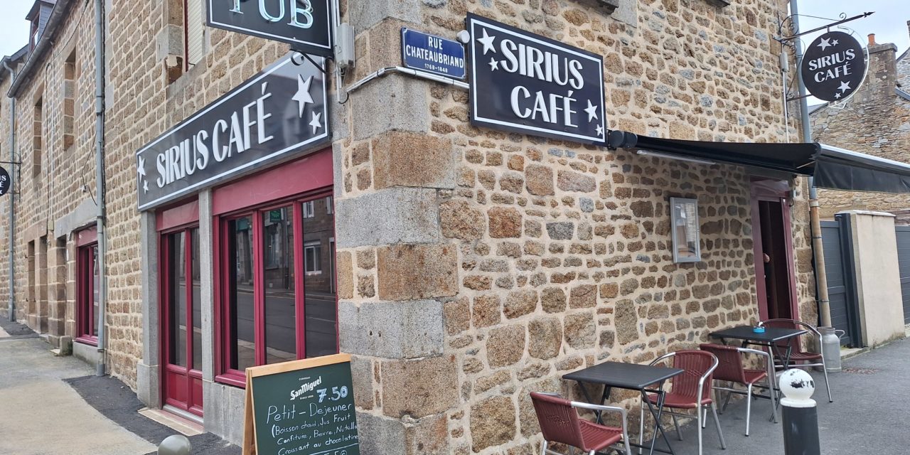 Nouveau propriétaire au Sirius Café à Louvigné du Désert (entre Fougères et St Hilaire du Harcouët). Bar, jeux de fléchettes et de sociétés. Nombreuses soirées à thèmes. Venez vite nous rencontrer !!!