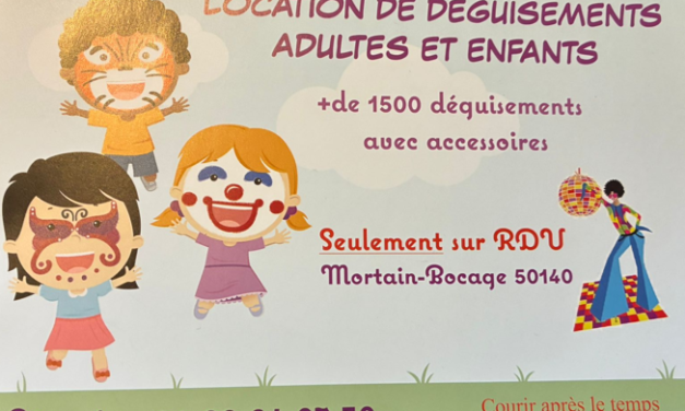 Un choix incroyable  de déguisements en location chez Courir après le temps à Mortain (50 Manche). Uniquement sur rendez vous !